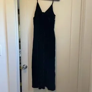 Ella Moss Pants Jumpsuits Ella Moss Black Velvet Jumpsuit